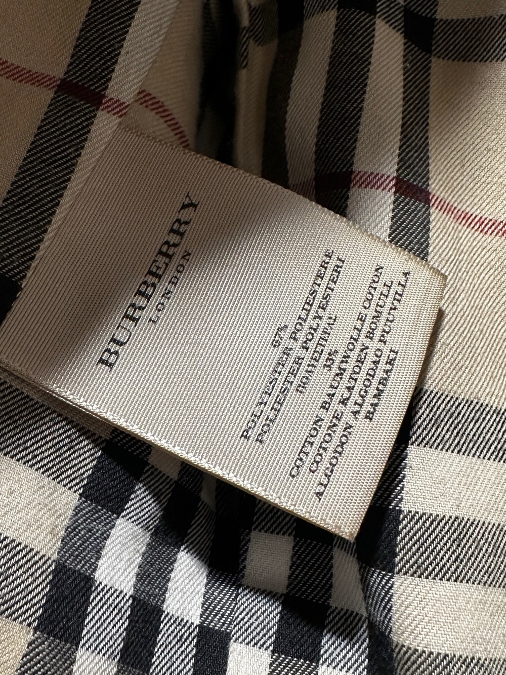 Burberry Kensington Classic Beige Cotton Blend Trench Coat Size 2 - Picture 16 of 16